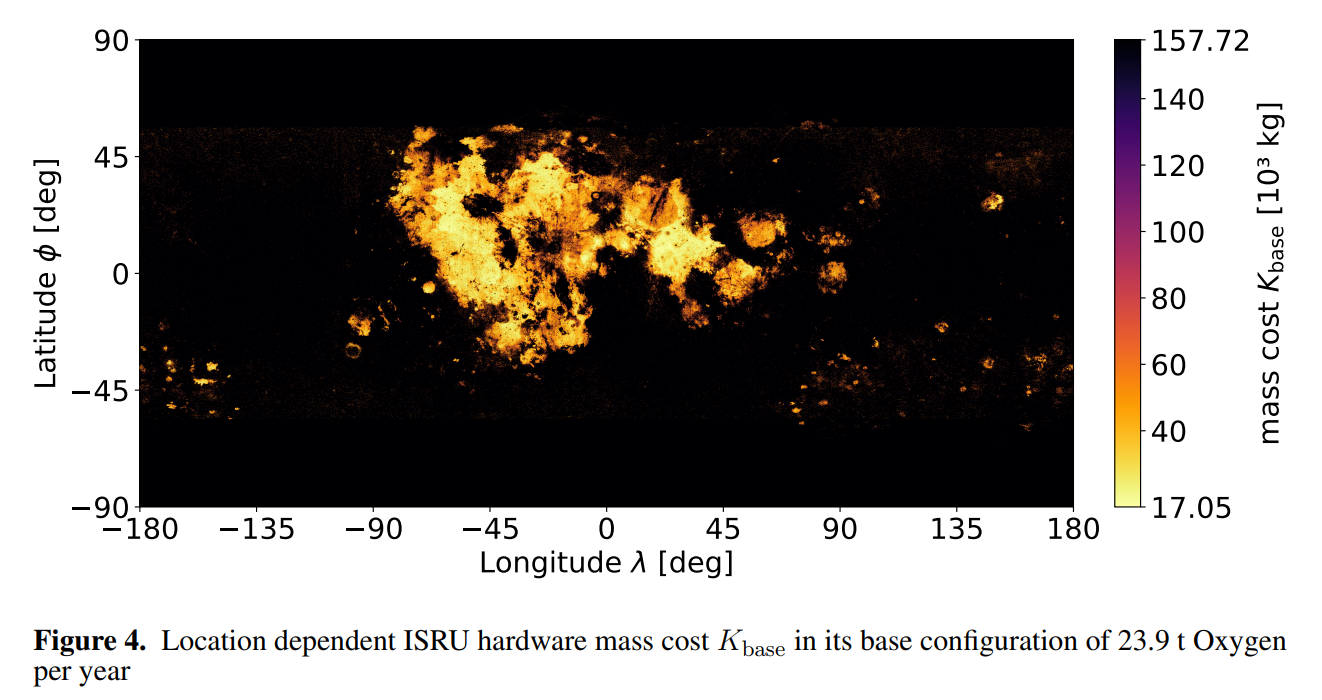 ISRU Cost Map